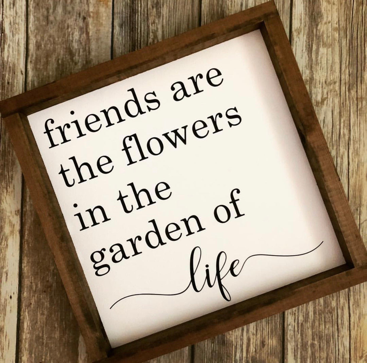 Friends are flowers